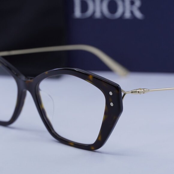 Final Price! Dior MISSDIORO S1F 2200 Havana/Gold Eyeglasses 54mm - Picture 5 of 12
